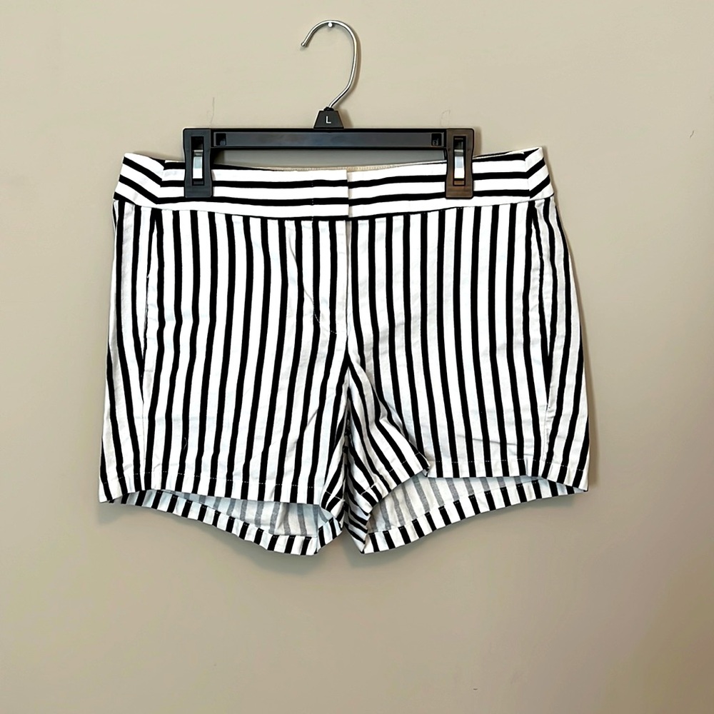 J CREW women’s striped shorts